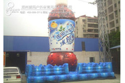 飲料瓶造型充氣攀巖