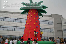 圓柱型充氣攀巖