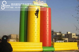 圓柱拼接充氣攀巖