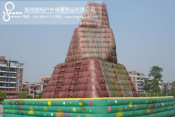 攀登石充氣攀巖